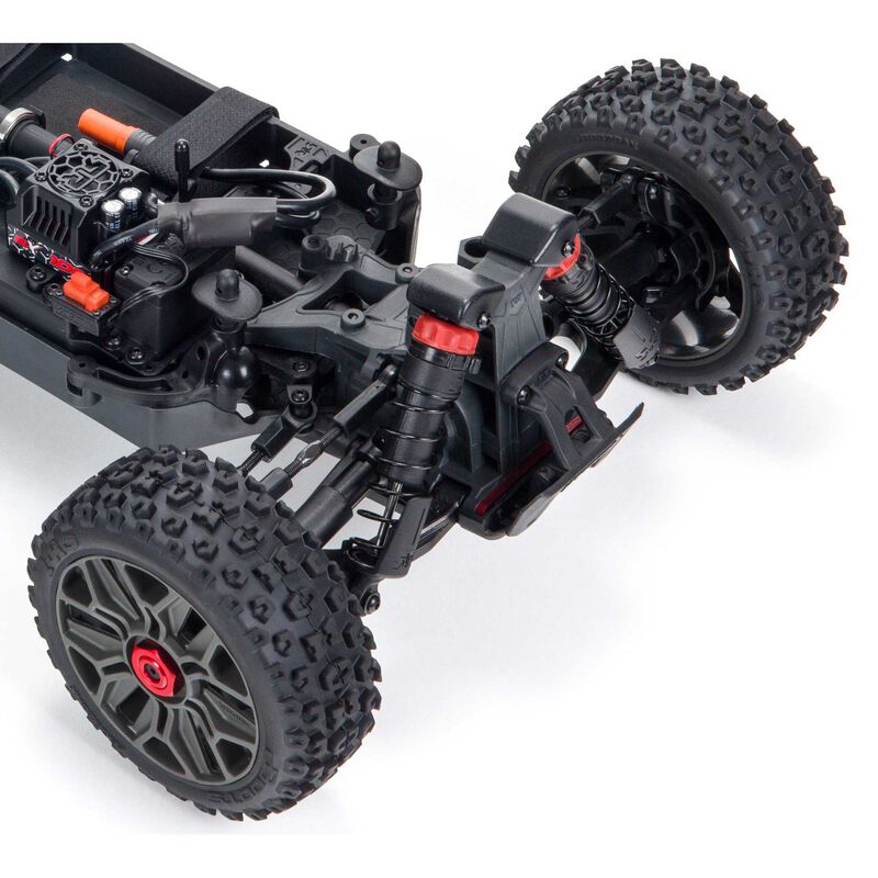 ARRMA 1/8 TYPHON 4X4 V3 3S BLX Brushless Buggy RTR, Red